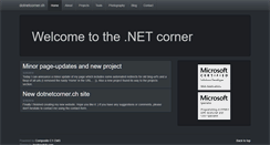 Desktop Screenshot of dotnetcorner.ch